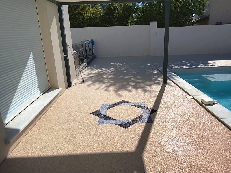 Rénovation contour de piscine